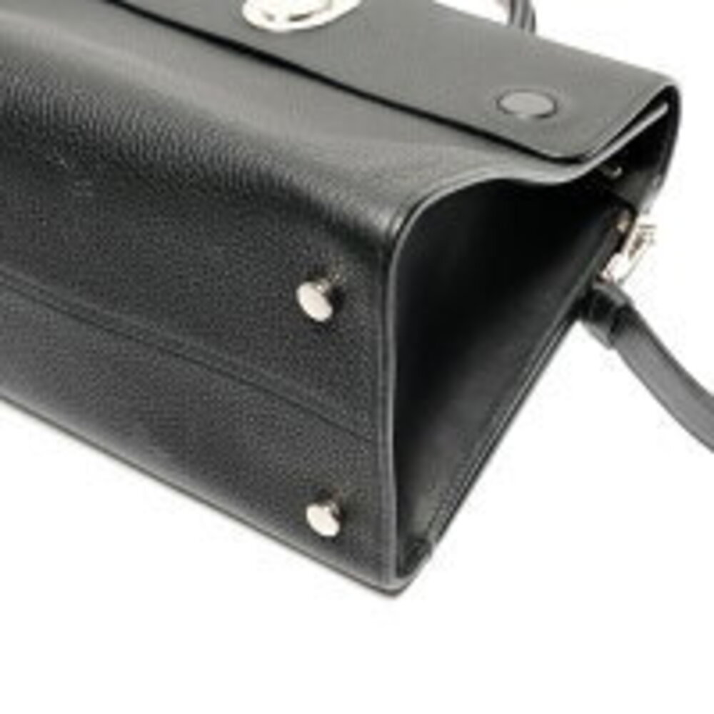 Christian Dior DiorEver Leather Handbag Black - Picture 6 of 13